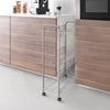 Tomado-Metaltex Metaltex Slim de Luxe Lagerwagen mit 3 Körben Metallic