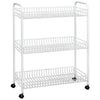 Tomado-Metaltex Tomado-Metaltex Grande Storage Rack auf Rädern 64x31x84 cm Silber