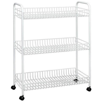 Tomado-Metaltex Tomado-Metaltex Grande Storage Rack auf Rädern 64x31x84 cm Silber