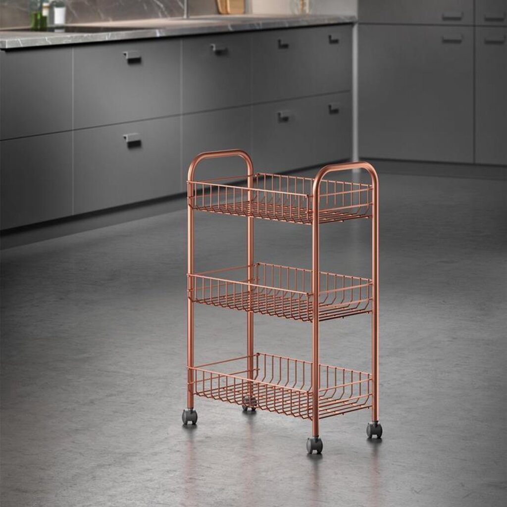 Metaltex Metaltex Badezimmer Küche Trolley Lugano Kupfer