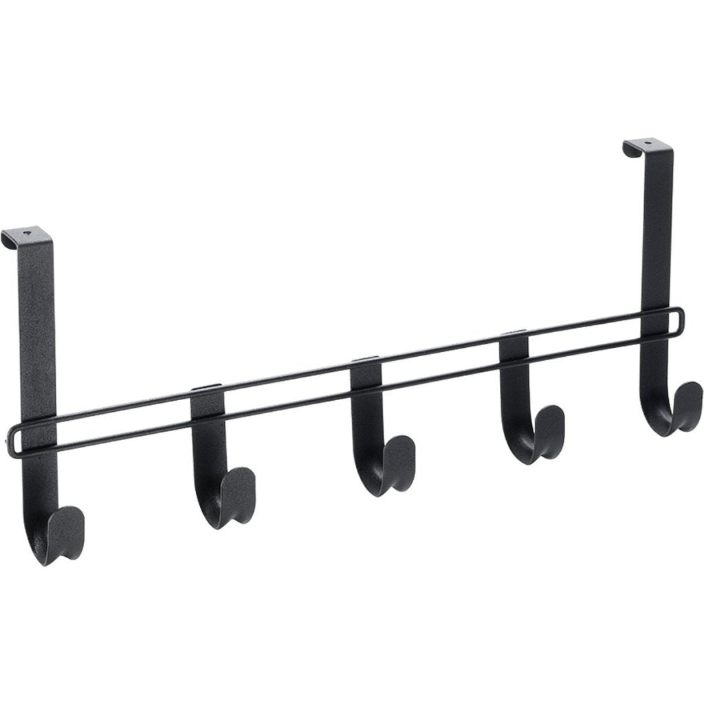 Metaltex Metaltex Türkach Stace 5 Hakes 38x6x15 cm Schwarz