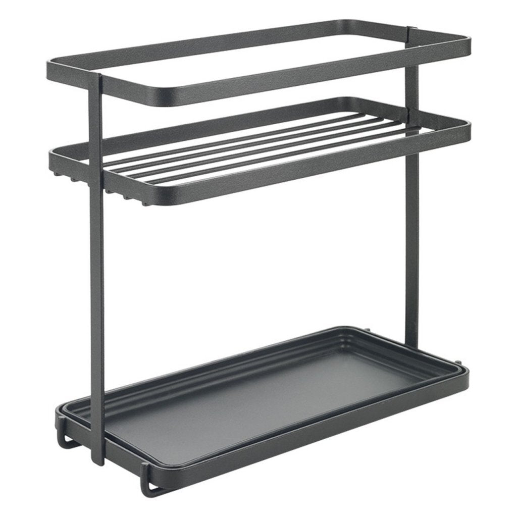 Metaltex Metaltex Herb Rack 2 Böden 23x11x22 cm Black Metall