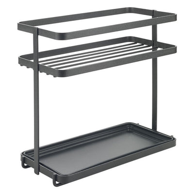 Metaltex Metaltex Herb Rack 2 Böden 23x11x22 cm Black Metall