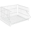 Metaltex Metaltex Bernina Drahtkorb stapelbar 34x27x20 cm Weiß