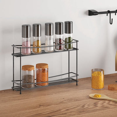 Metaltex Metaltex Kumino Spice Rack Mattes Black Metall
