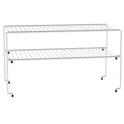 Metaltex Metaltex Sky Space -Gewinner 2 Etagen 47x23x26 ​​cm Silber