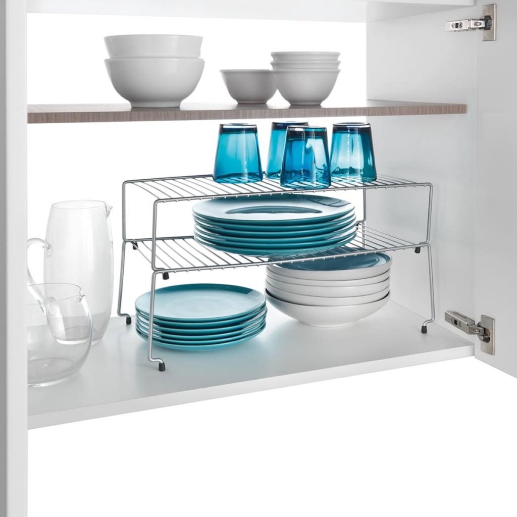 Metaltex Metaltex Sky Space -Gewinner 2 Etagen 47x23x26 ​​cm Silber