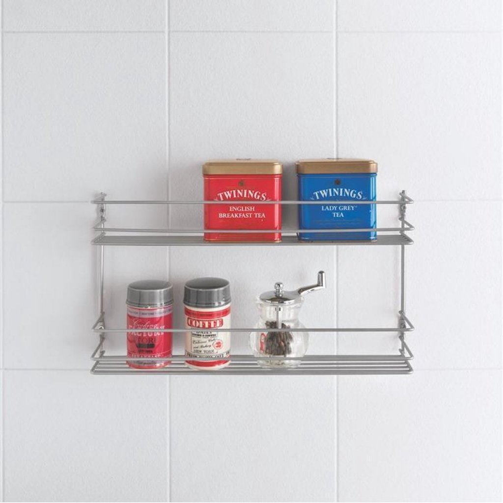 Metaltex Metaltex Space Saver Küche Pepito Kräuter Rack 2 Stockwerke 36x8x19 cm Silber