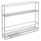 Metaltex Metaltex Space Saver Küche ausziehbarer Gewürzregal 6x28x22 cm Silber - afbeelding 1