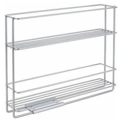 Metaltex Metaltex Space Saver Küche ausziehbarer Gewürzregal 6x28x22 cm Silber