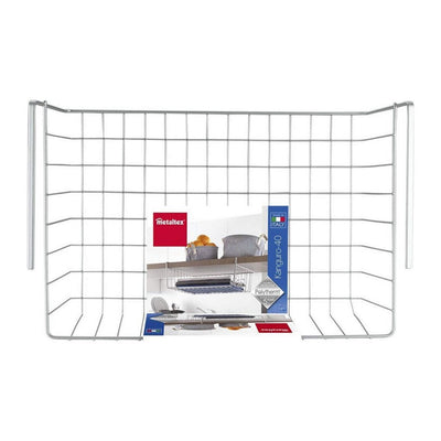 Metaltex Metaltex Kanguro Speicherkorb 40x26x14 cm Silber