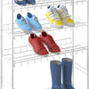Metaltex Tomado Metaltex Schuh 6 Schuhregal Weiß 64x23x104 cm 6 Stockwerke