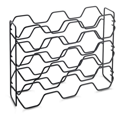 Metaltex Metaltex Wine Rack Hexagon für 15 Flaschen 43x12x34 Schwarz
