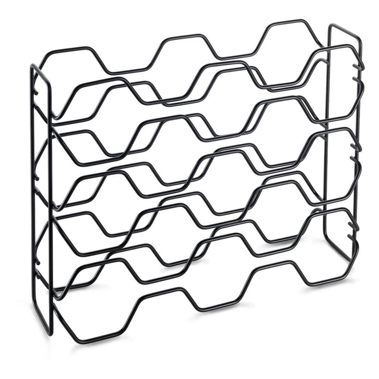 Metaltex Metaltex Wine Rack Hexagon für 15 Flaschen 43x12x34 Schwarz