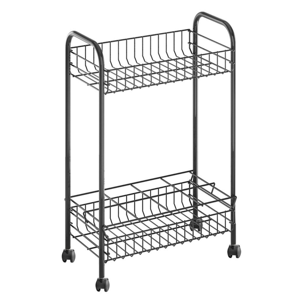 Metaltex Metaltex Belino Lava Trolly + Flaschenhalter 23x41x63 Schwarz
