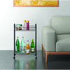 Metaltex Metaltex Belino Lava Trolly + Flaschenhalter 23x41x63 Schwarz