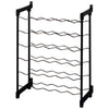 Tomado-Metaltex Tomado-Metaltex Chianti Weinregal für 30 Flaschen 68x50x26 cm Schwarz