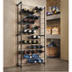 Tomado-Metaltex Tomado-Metaltex Barbera Weinregal für 50 Flaschen 108x50x26 cm Schwarz