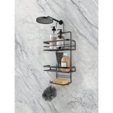 Metaltex Metaltex Origin Line Duschleck 3 Böden 23x12x38 cm Schwarz - afbeelding 2