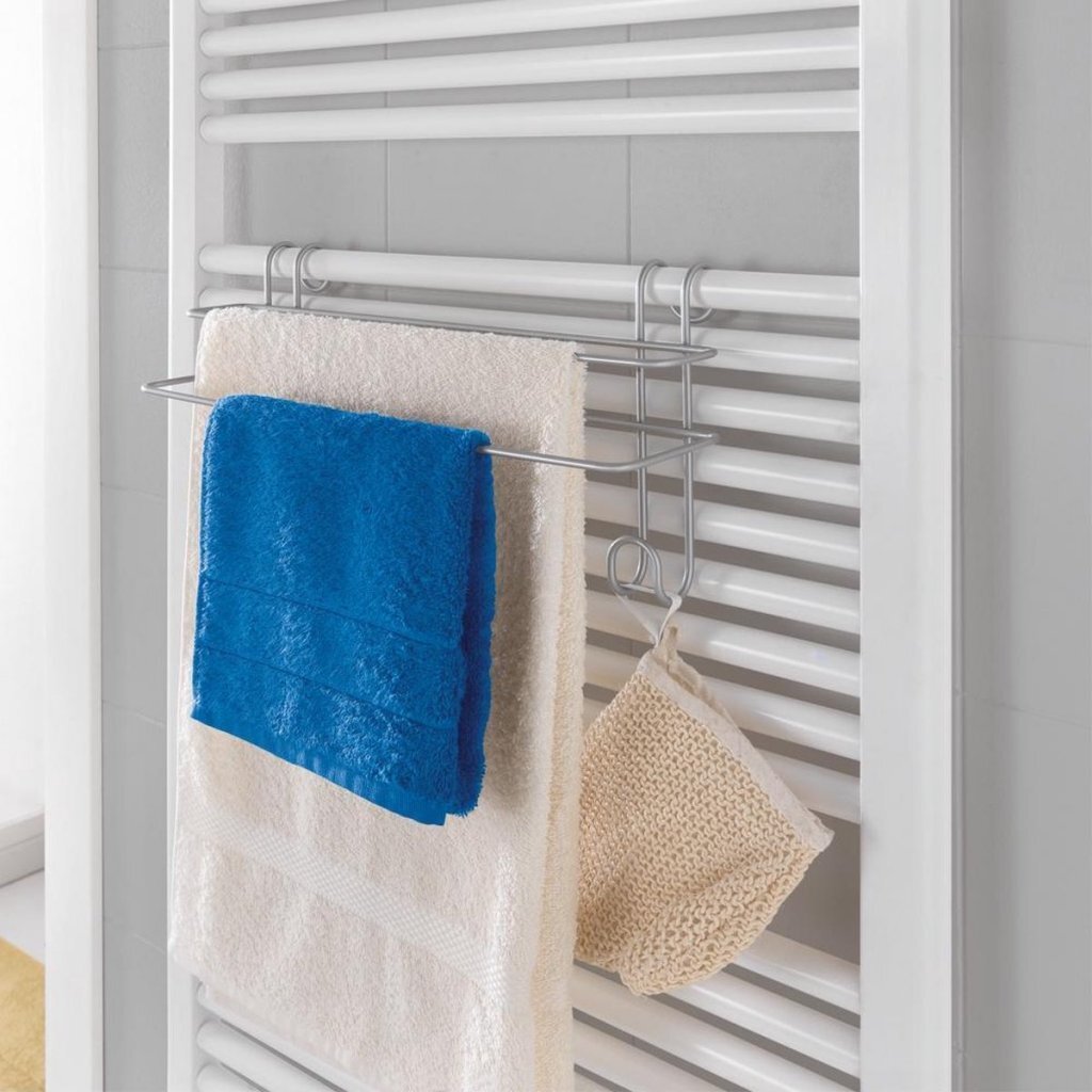 Metaltex Metaltex Handtuchregal 39x15x20 cm Silber