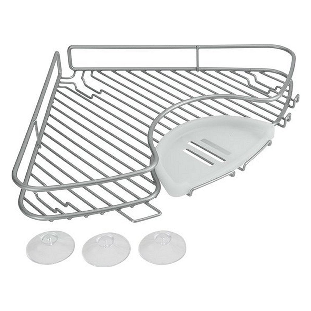 Metaltex Metaltex Corner Rack 29x4 cm Silber