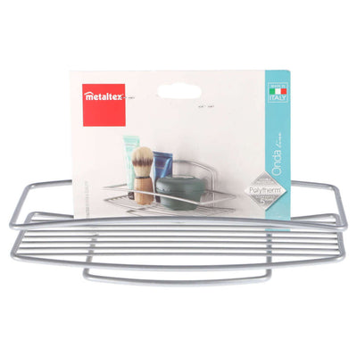 Metaltex Metaltex Onda Badezimmer Rack 26x11x11 cm Silber