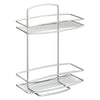 Metaltex Metaltex Onda Duschleck 2 Böden 26x11x35 cm Silber