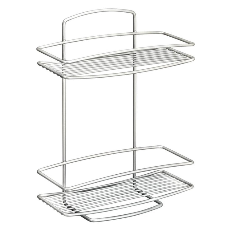 Metaltex Metaltex Onda Duschleck 2 Böden 26x11x35 cm Silber