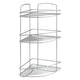 Metaltex Metaltex Onda Badezimmer Ecke 3 Stockwerke 22x22x53 cm Silber