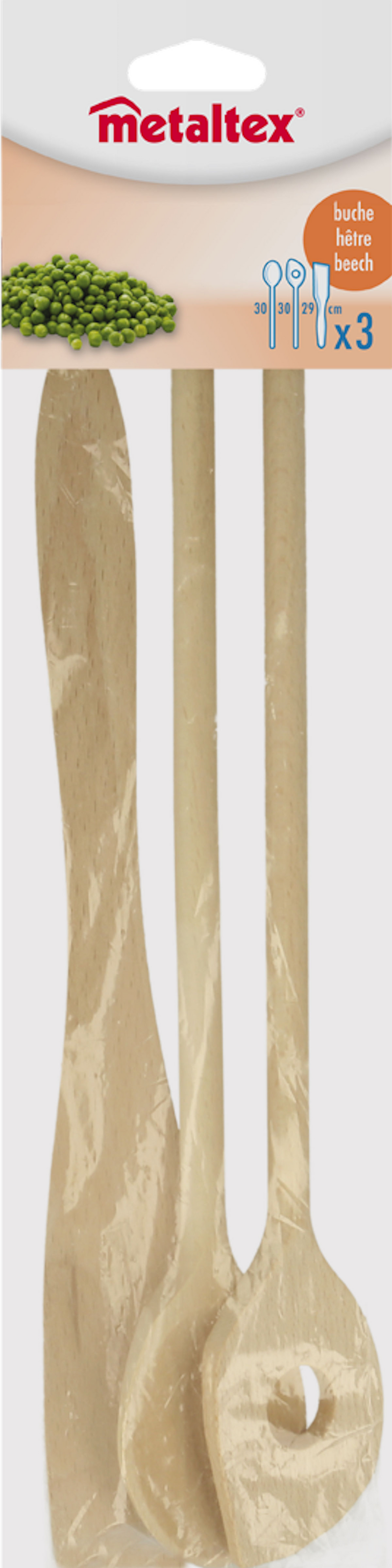 Metaltex Pfannenwender-Set 3-teilig 27cm