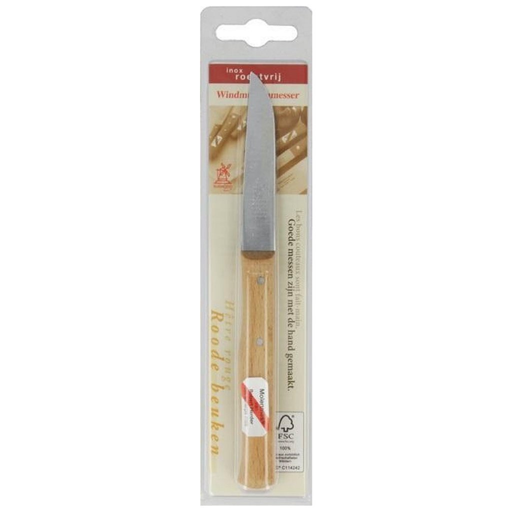 Metaltex Metaltex Molenmes Schilmes 8,5 cm Holz Edelstahl