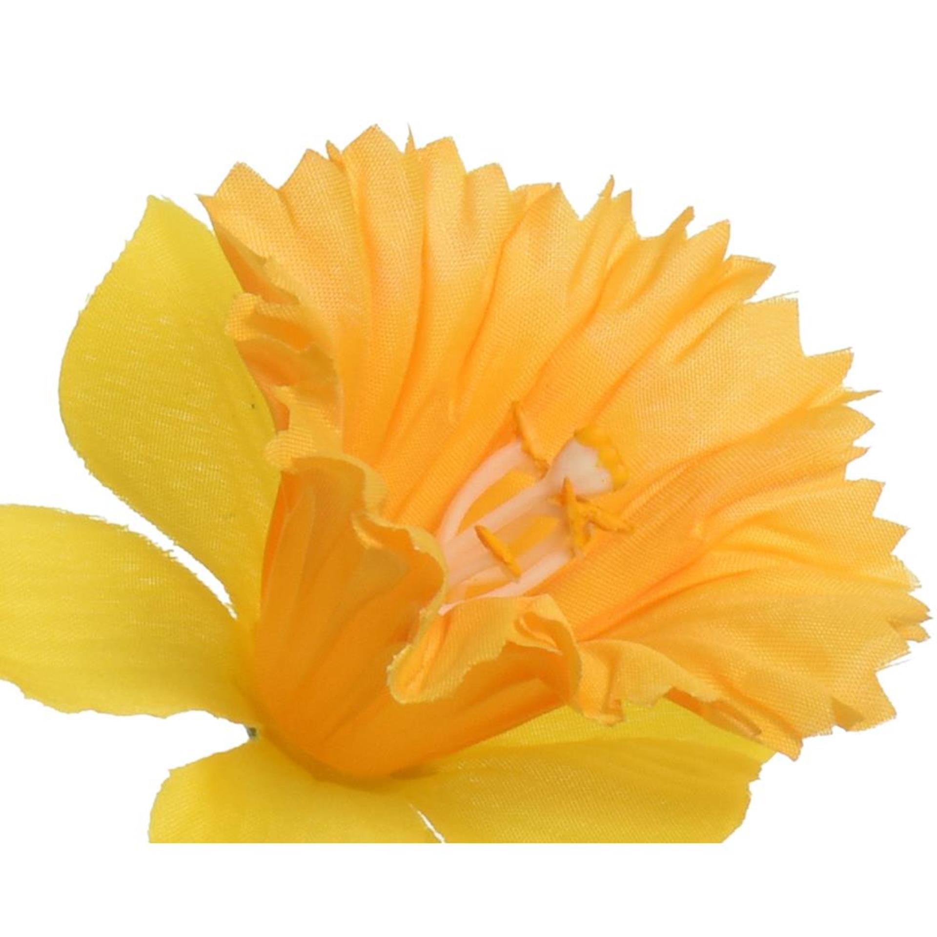 Decoris Kunstblume Narzisse h60cm gelb 2-fach sortiert
