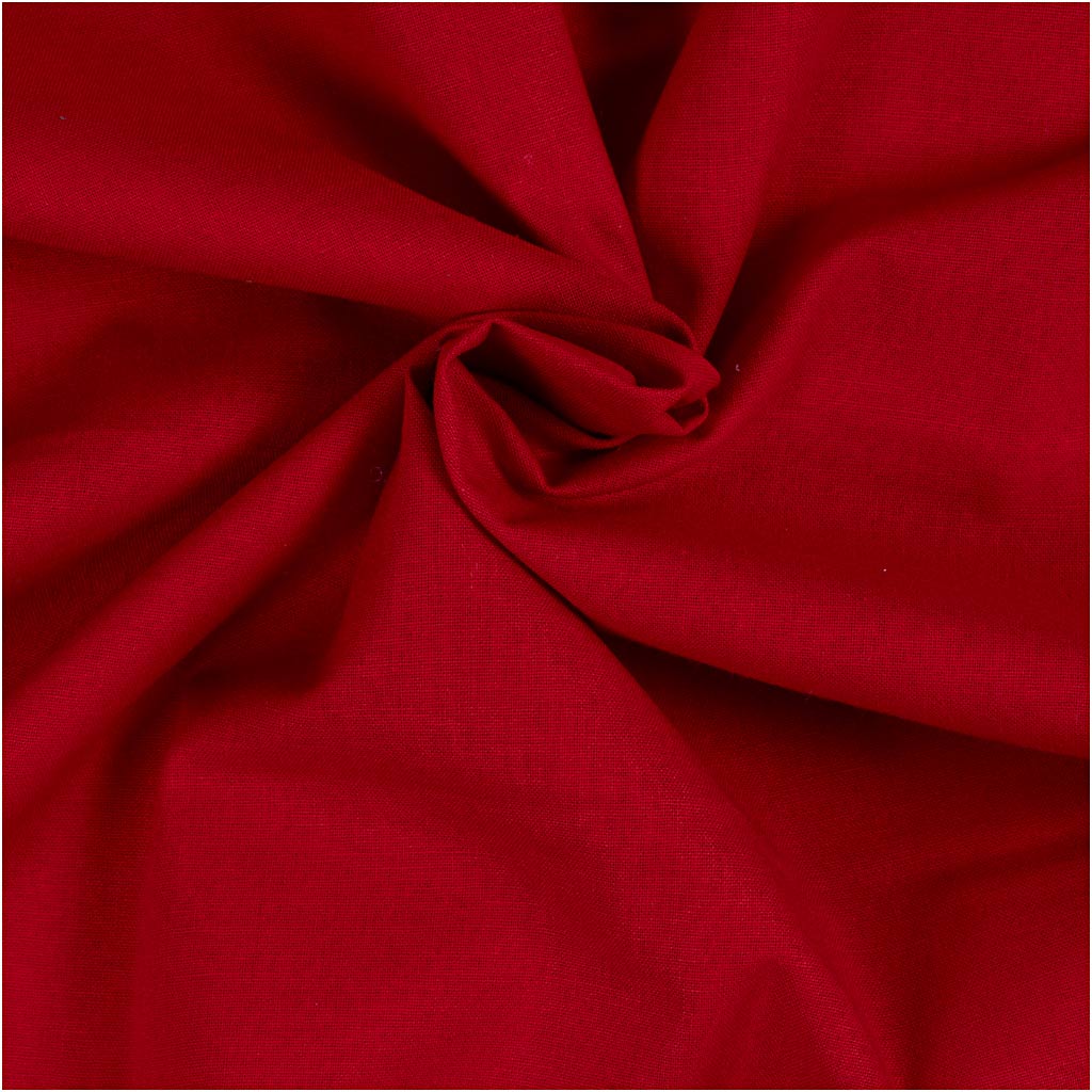 Creativ Company Fabric, B: 145 cm, 140 g, rot, 5 m 1 Box