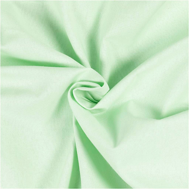 Creativ Company Fabric, B: 145 cm, 140 g, hellgrün, 5 m 1 Box