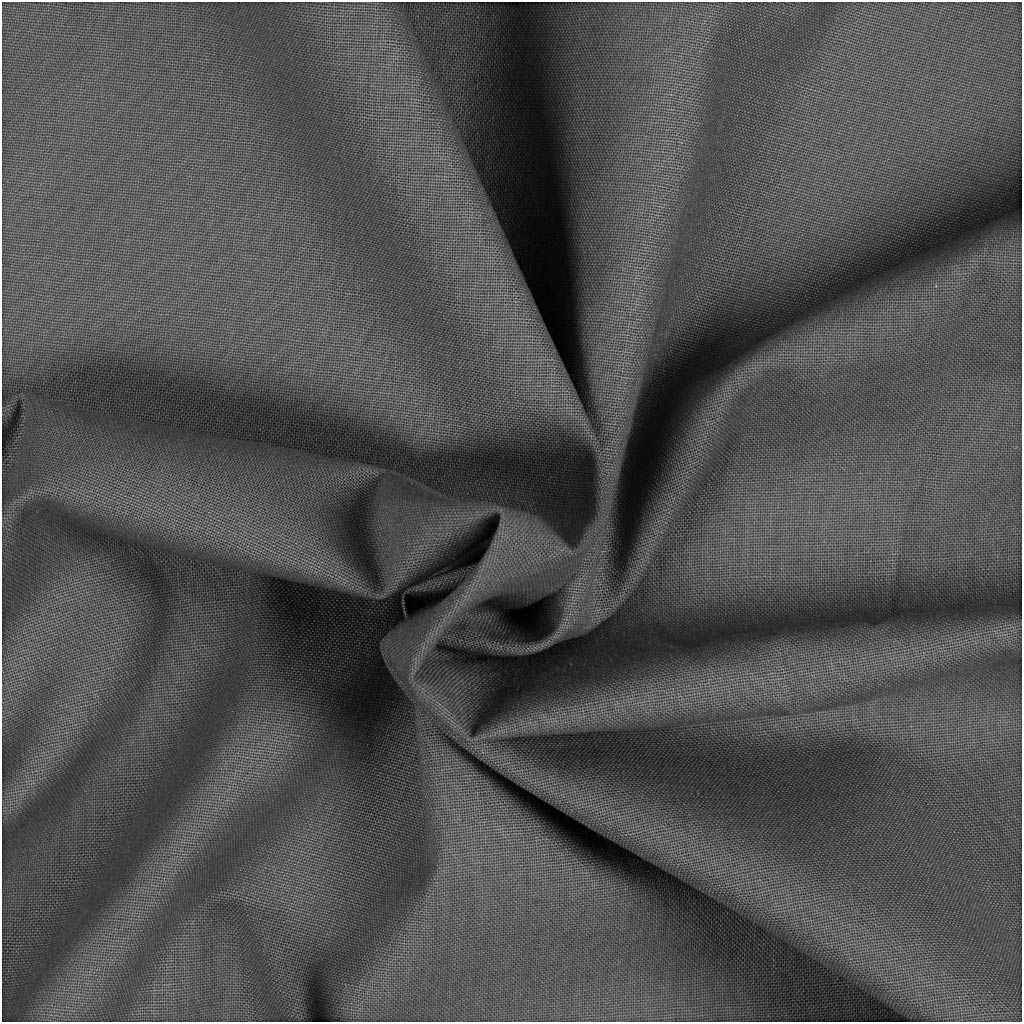 Stoff der Firma Creativ, B: 145 cm, 140 g, grau, 5 m 1 Karton