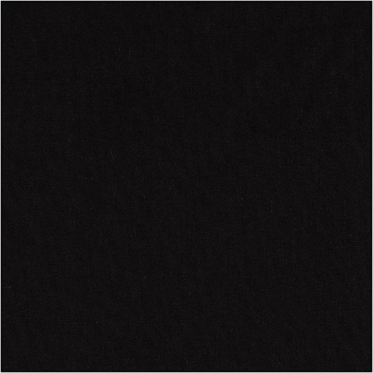 Creativ Company Fabric, B: 145 cm, 140 g, schwarz, 5 m 1 Box