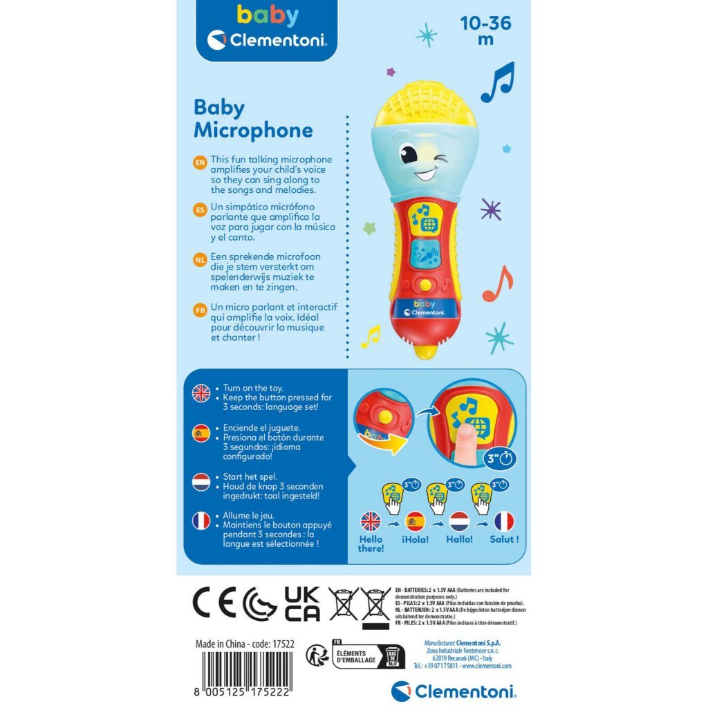 Clementoni Baby Musical Mikrofon