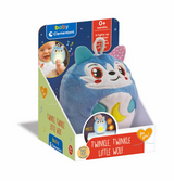 Clementoni Baby Twinkle Winkle Little Wolf Blue Cuddle Night Lampe - afbeelding 1