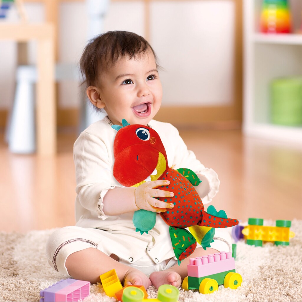 Clementoni Baby Pluchen kuscheln Dinosaurus
