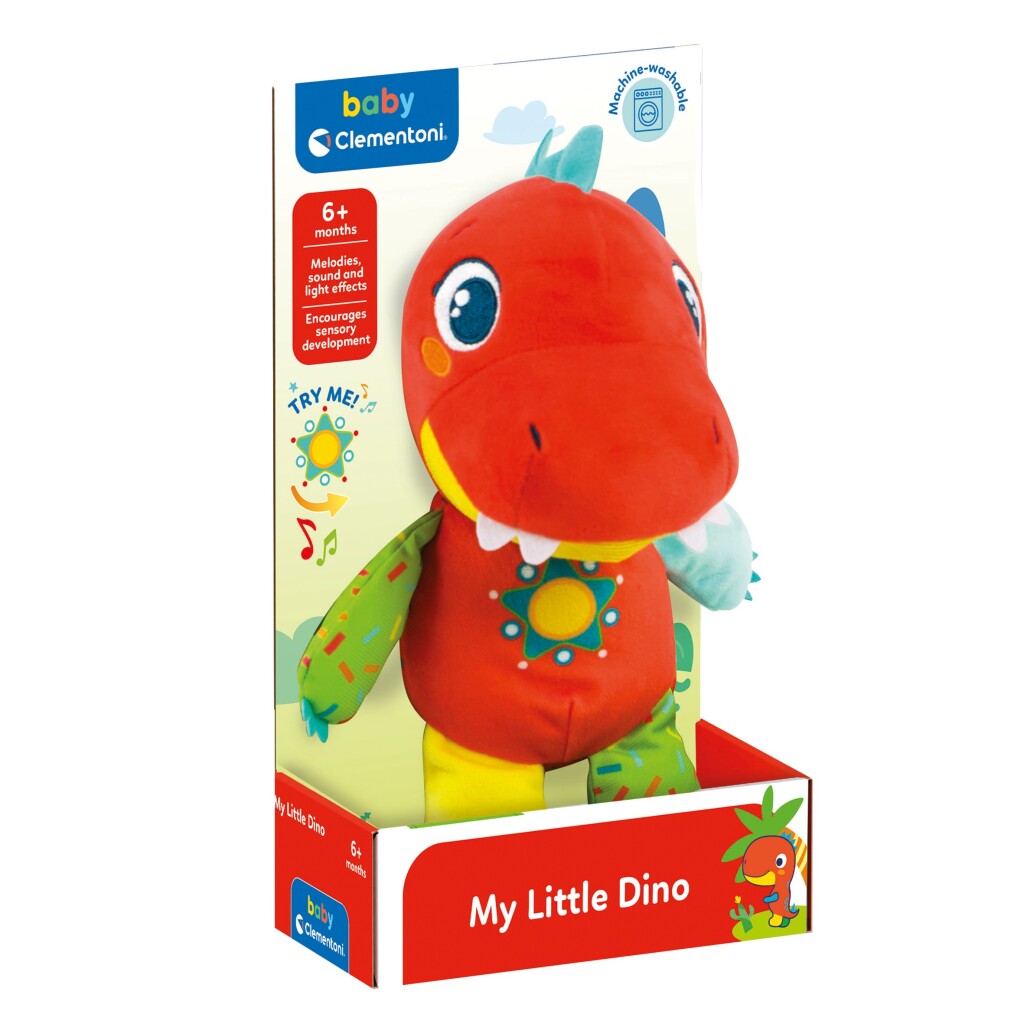 Clementoni Baby Pluchen kuscheln Dinosaurus