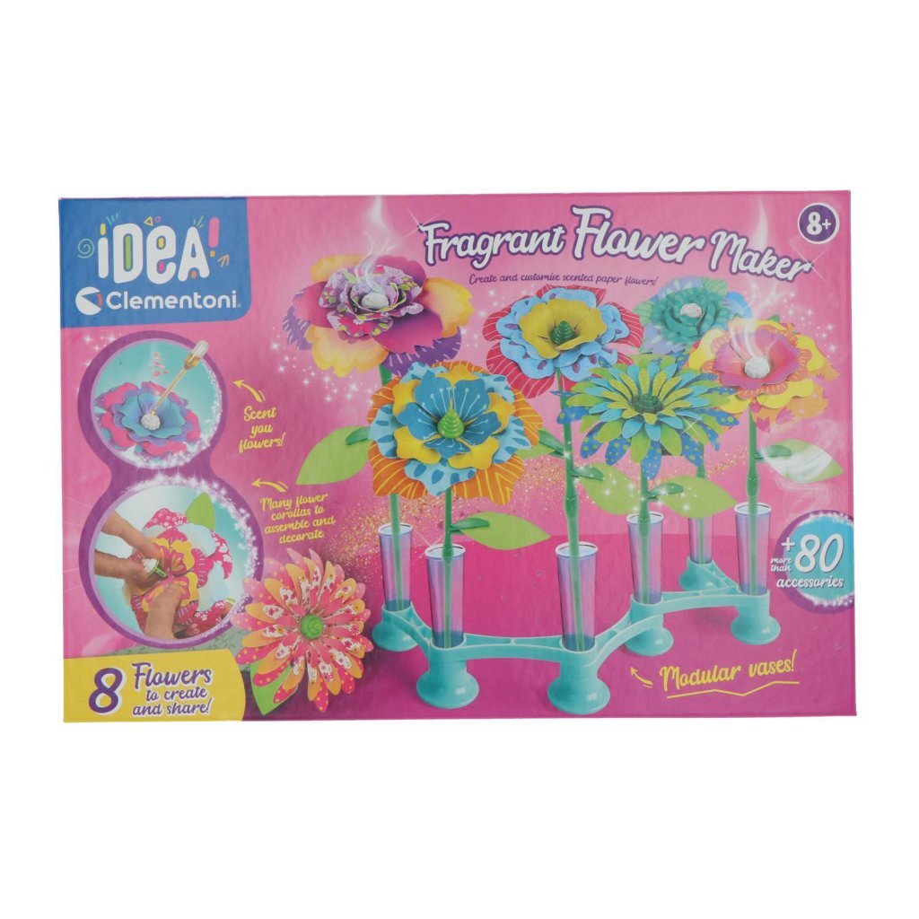 Clementoni Idea Making Sents Craft Set, 8 Blumen