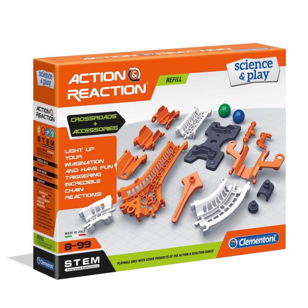 Clementoni Action- und Reaktionstrack + Plattform und Junctions