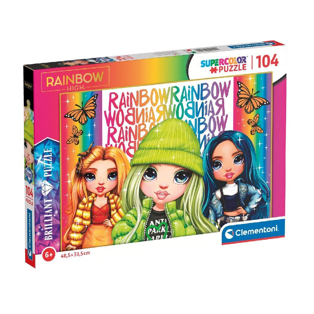 Clementoni Supercolor Puzzle Regenbogen hoch 104 Teile