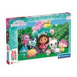 Clementoni Puzzle Maxi Gabbys Poppenhuis, 24st. - afbeelding 1