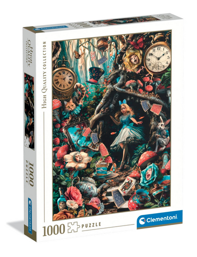Clementoni – Puzzle – 1000 Teile – Ein Tag im Wunderland – hochwertige Sammlung