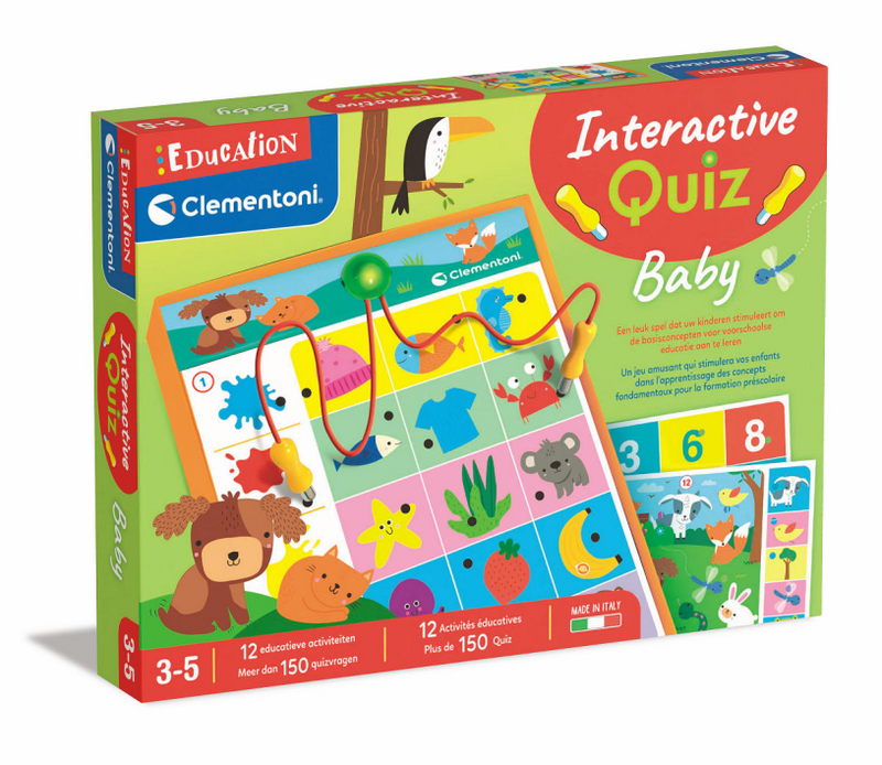 Clementoni Education Interactive Quiz Pre-School-Lernspiel