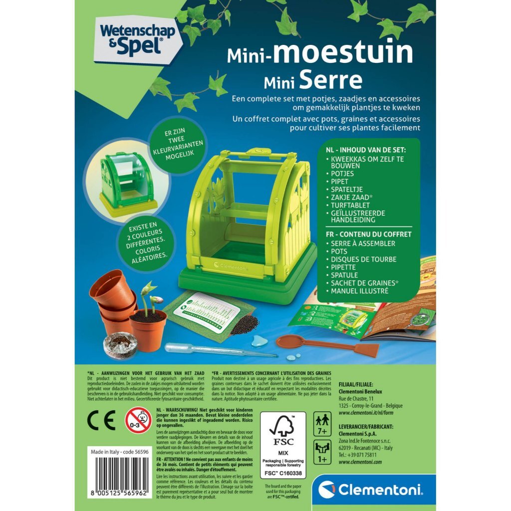 Clementoni Science and Game - Mini Gemüsegarten