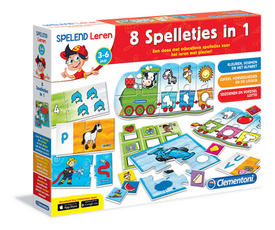 Clementoni spielen 8 Spiele in 1