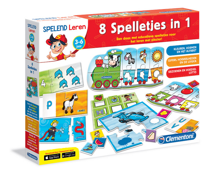 Clementoni spielen 8 Spiele in 1