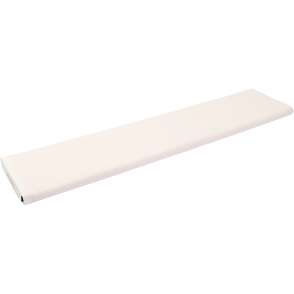 Kreativfirma Aida, B: 60 cm, 24 Quadrate pro 10 cm, weiß, 3 m 1 Box